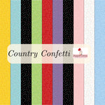 Country Confetti - Hot Tamale Bright Red Blender Fabric Yardage