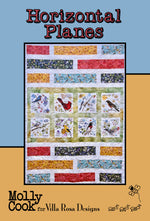 Digital RoseCard Horizontal Planes Panel Quilt Pattern PDF Download
