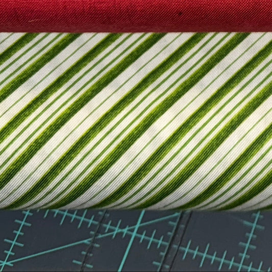 Maywood Studio – All The Trimmings Green Candy Cane Stripe (MAS9378-G)