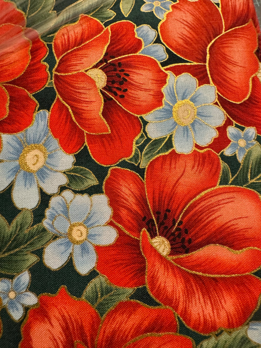 Poppy Hill Whispered Florals  – 3 Yard Quilt Fabric Bundle | Angels Neverland Exclusive