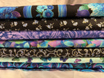 Fleur Butterflies Utopia by Chong-A-Hwang 1/2 yard Fabric Bundle - 6 fabric cuts in 1/2 yard size