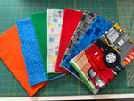 Building Dreams Construction Fabric by Wilmington Prints with Construction Zone Panel FQs, 1/2 yard, or 1 yard fabric bundle