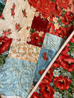Easy as ABC and 123 Quilt - Poppy Dreams & Poppy Hill Beginner Queen Size Quilt Kit
