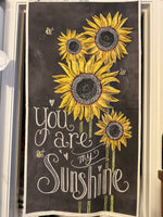 You Are My Sunshine Message Board Sunflower Quilt Kit for the Confident Beginner