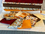Pick of the Patch Fall Fabric Bundle with coordinating cotton blenders (FQs, 1/2 yard, 1 yd) 8 pieces