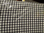 Robert Kaufman Carolina Gingham 1/4" Black Cotton Fabric by the Yard