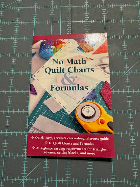 Updated No Math Quilt Charts & Formulas - Quilting Reference Book