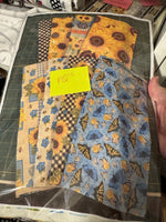 Sunny Sunflowers by Studio E Fabric Bundle, FQs Bundle Fabric, Honey Bee Cotton Fabric, Sunflower Panel, Sunflower Blocks, Bee Fabric