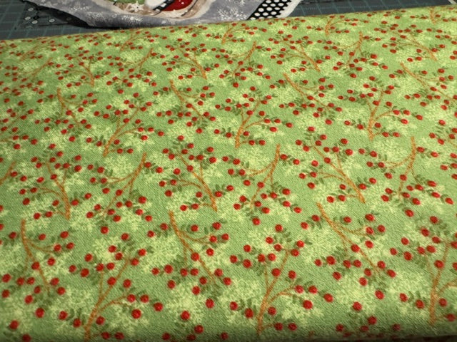 Snow Place Like Home Studio E Snowman FLANNEL Fabric Block Panel + Christmas Flannel by the Yard