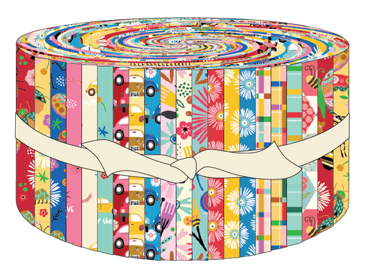 Hey Love Bug – 2.5" Strips (Jelly Roll Style)