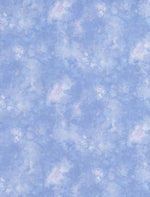 Solid-Ish Watercolor Texture KIM-6100 Sky Blue Cotton Blender Fabric by the Yard