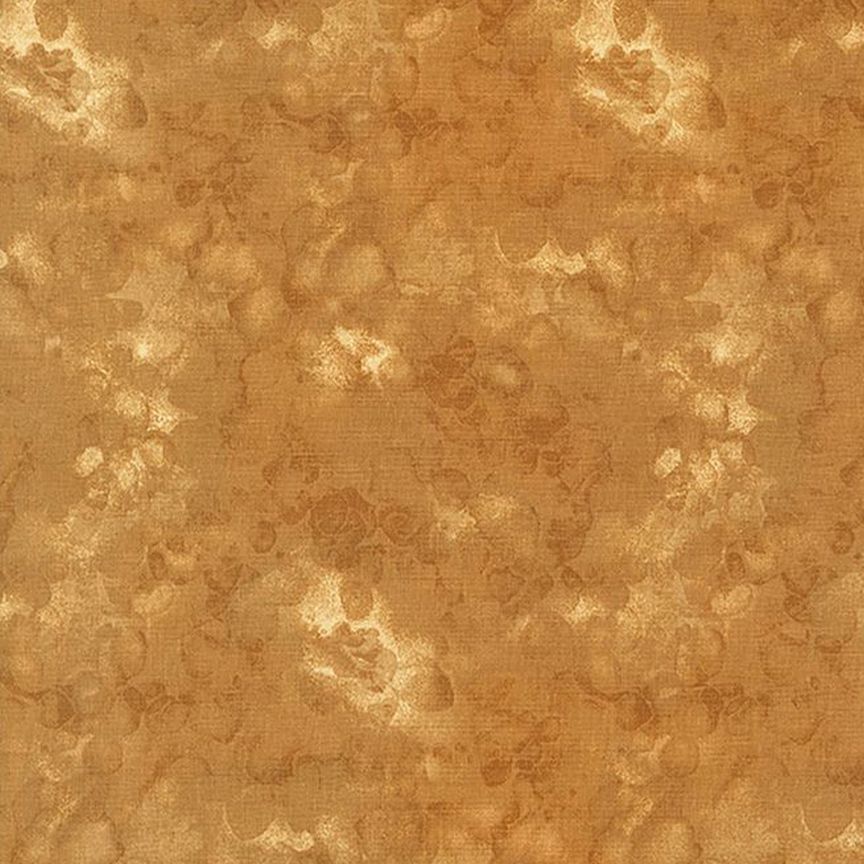 Solid-ish Toffee watercolor texture blender cotton quilting fabric by Kimberly Einmo for Timeless Treasures