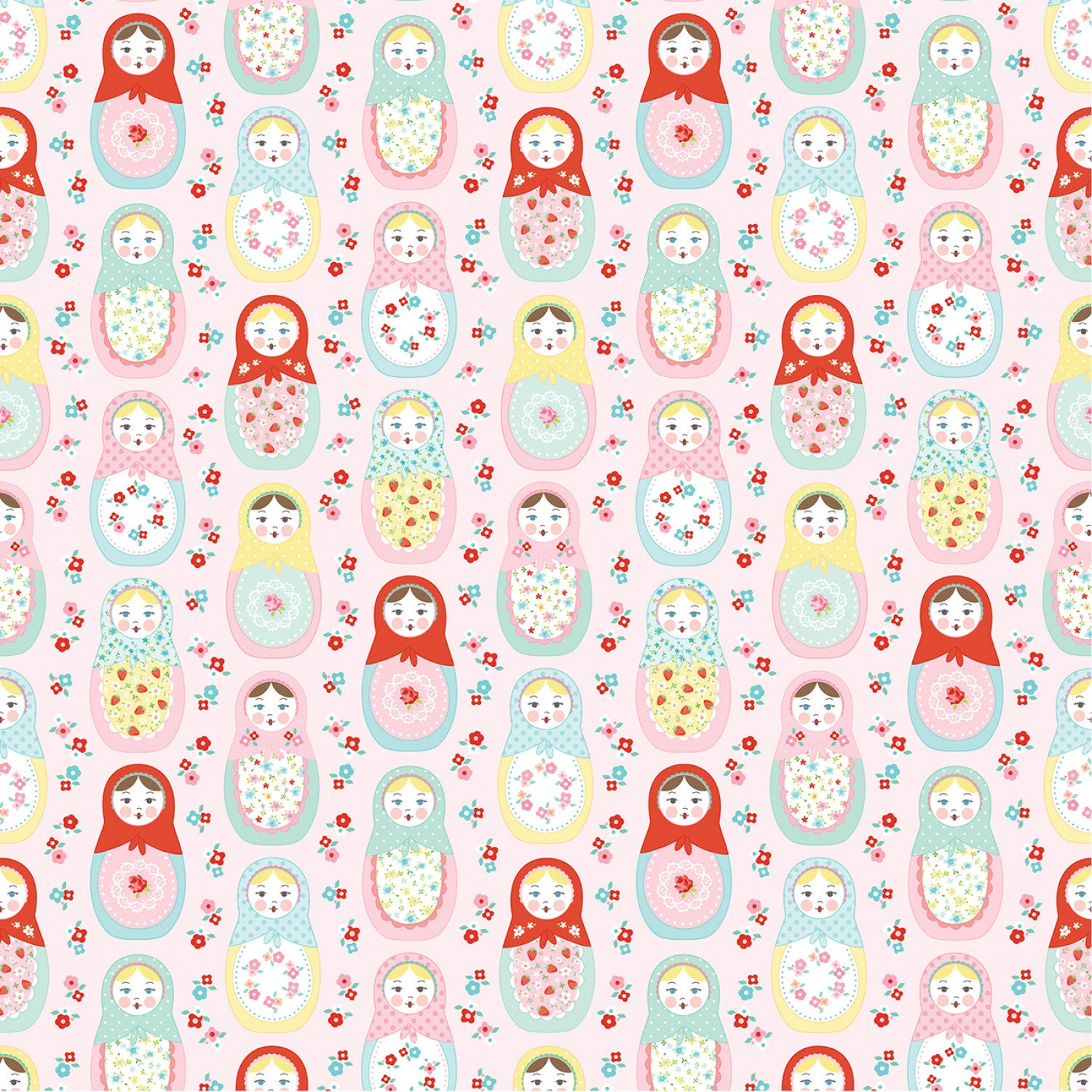 Poppie Cotton Market Day 10" Squares Fabric Precuts - 42 pcs
