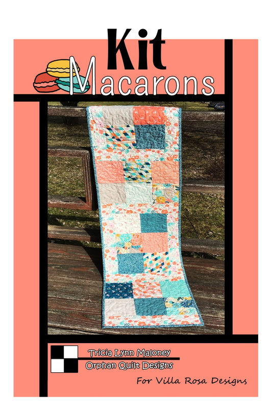 Macarons Table Runner KIT by Orphan Quilt Designs for Villa Rosa Design