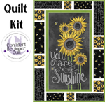 You Are My Sunshine Message Board Sunflower Quilt Kit for the Confident Beginner