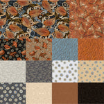 Whimsical Crow Fall Quilt Kit – Beginner Panel Quilt with Precut 5" Squares