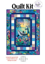Dolphin Falls Panel Beginner QUILT KIT with Picture This Pattern