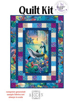 Dolphin Falls Panel Beginner QUILT KIT with Picture This Pattern
