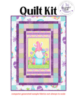 Happy Easter Gnomies Easy DIY Beginner QUILT KIT with Picture This Pattern