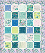 Pixie Squared Forever Neverland Custom Quilt Kit uses Precut 10" Squares