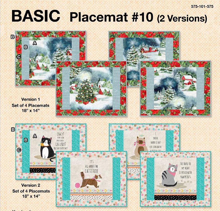 Basic Placemat #10 FREE PATTERN download by Wilmington Prints