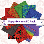 Easy as ABC and 123 Quilt - Poppy Dreams & Poppy Hill Beginner Queen Size Quilt Kit