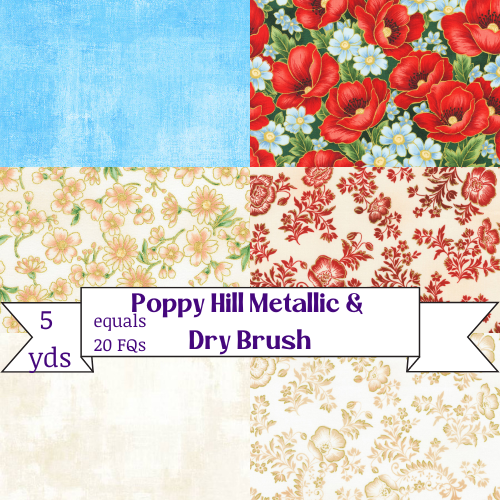 Easy as ABC and 123 Quilt - Poppy Dreams & Poppy Hill Beginner Quilt Kit