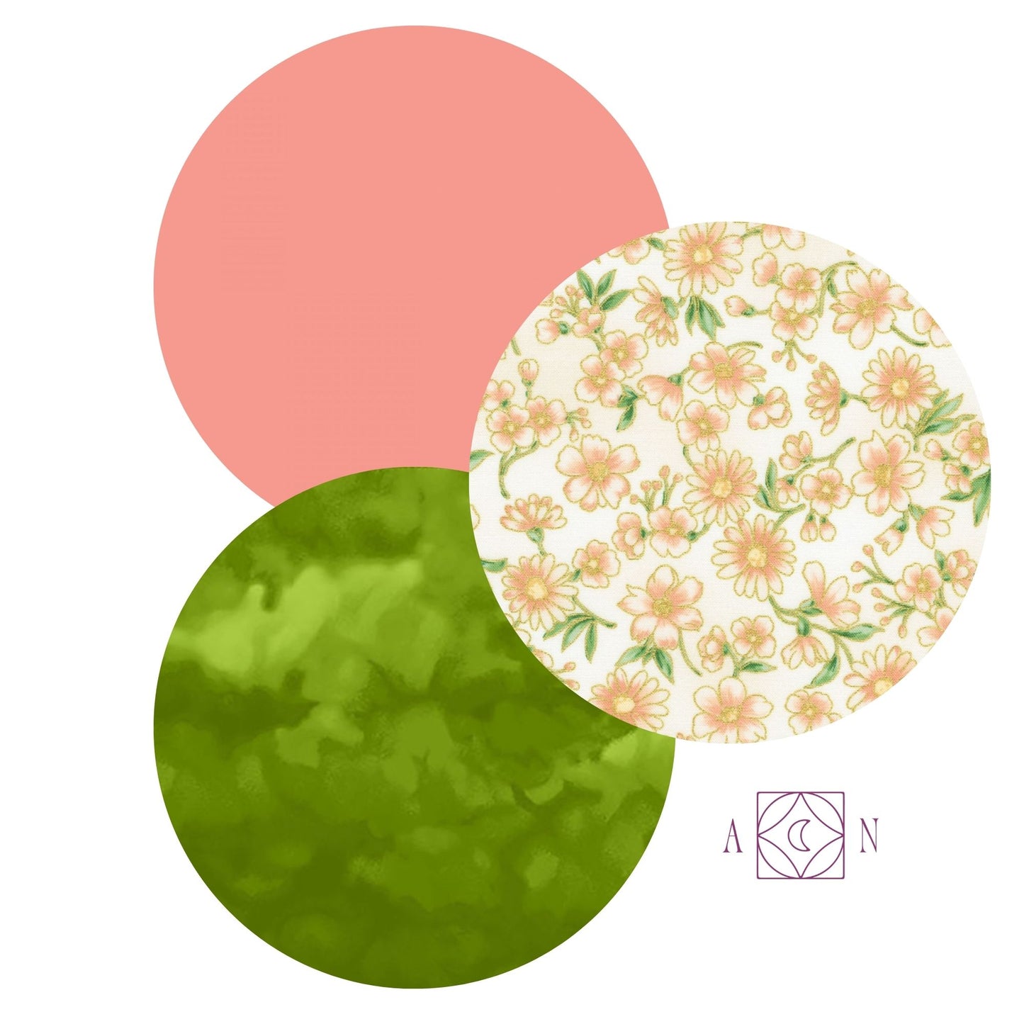 Poppy Hill Soft Meadow – 3 Yard Quilt Fabric Bundle | Angels Neverland Exclusive