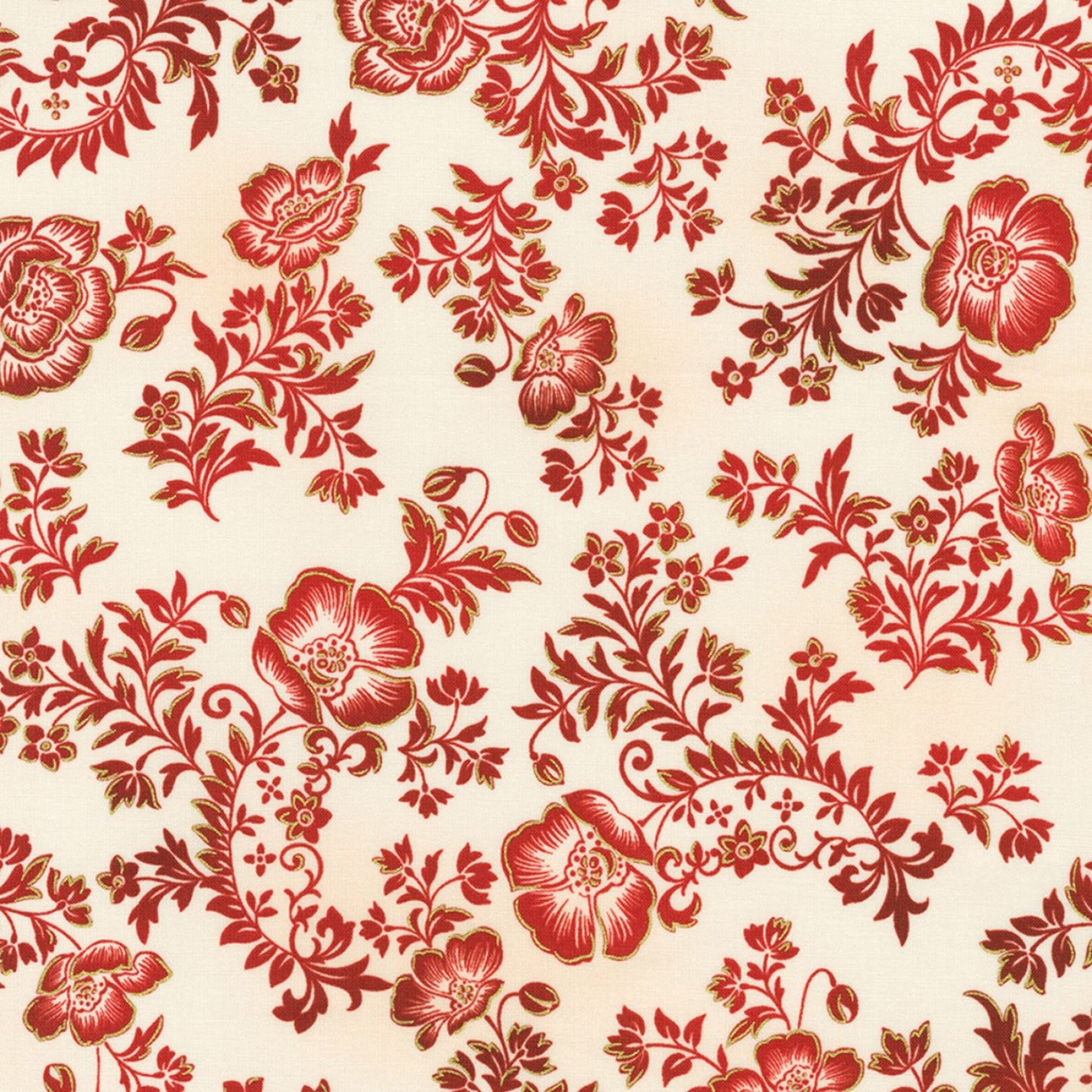 Poppy Hill Scarlet Forest – 3 Yard Quilt Fabric Bundle | Angels Neverland Exclusive