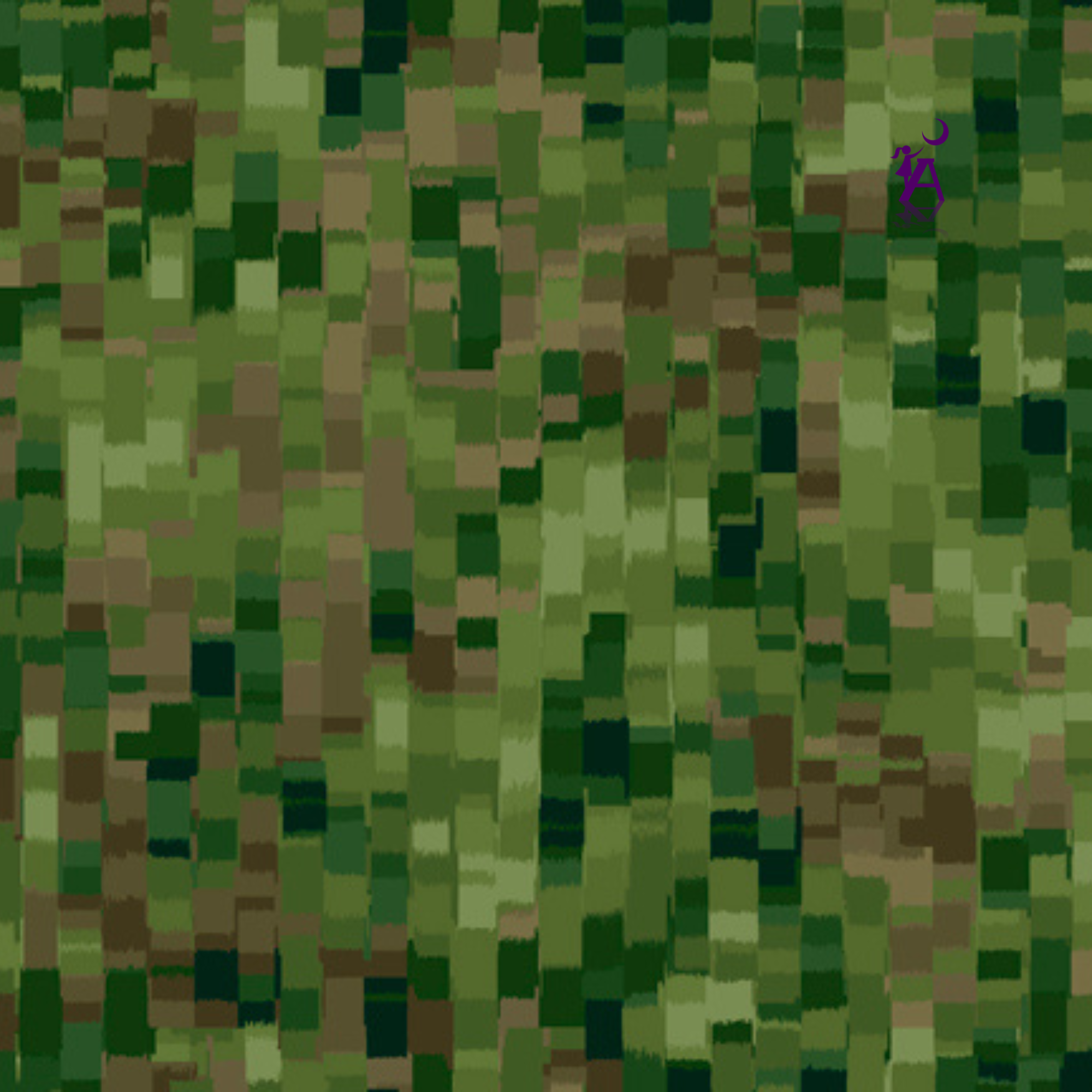 Inspired Minecraft Fabric Lime, Camo, and Olive, GREEN Tonal Squares by QT Fabrics