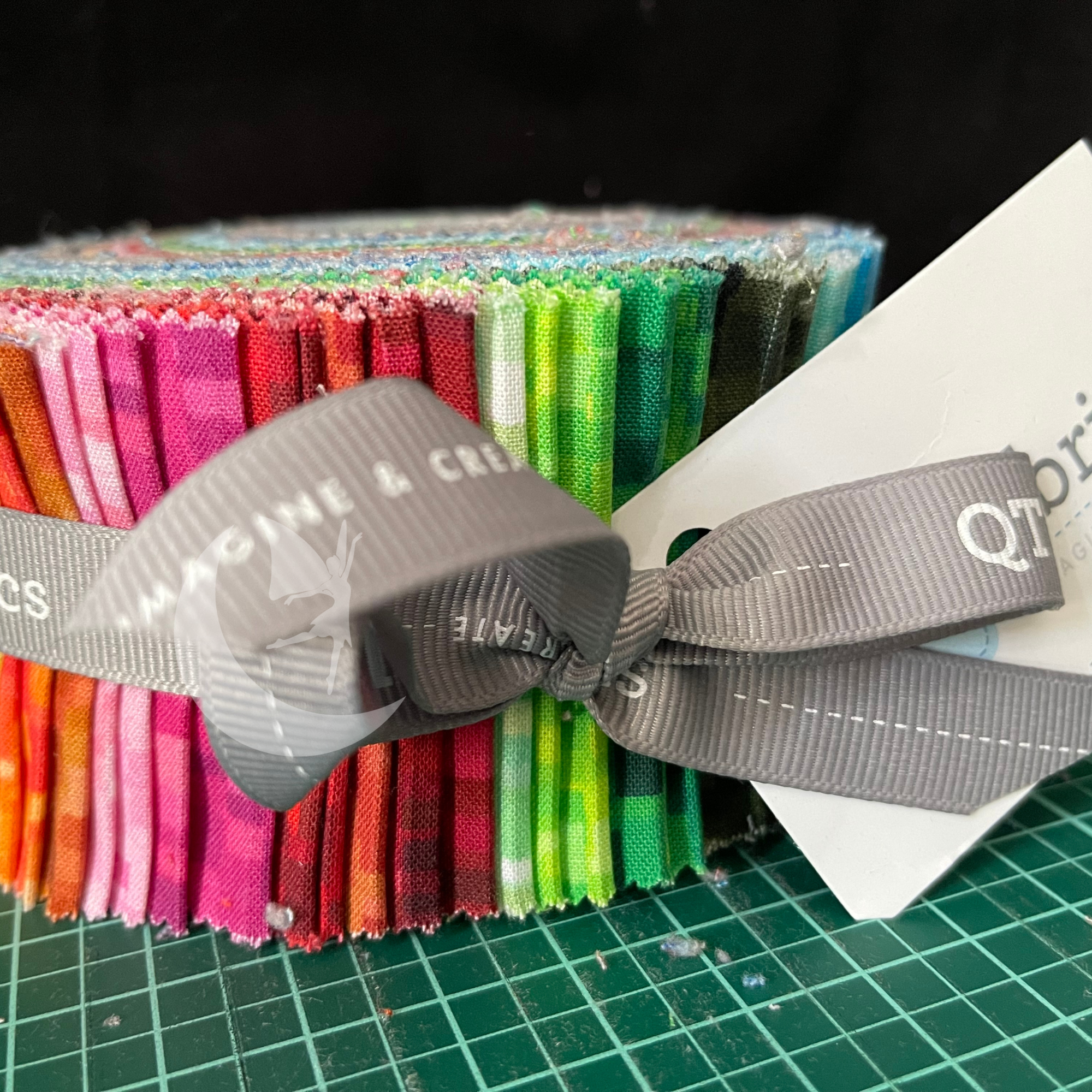 Inspired Minecraft Fabric precut stripes, 2.5” strips, ombre pre-cut fabric, Tonal Squares by QT Fabric