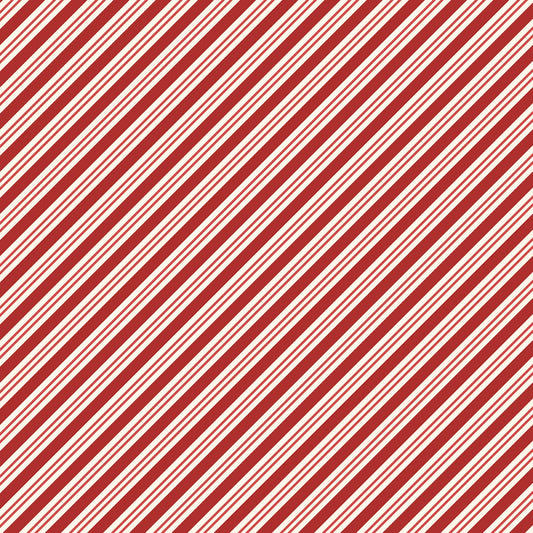 Marcus Fabrics Red Candy Cane Stripe – Make It Merry (R791437D-RED)