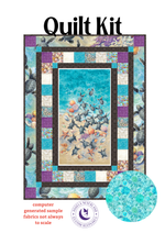 Race to Safety Baby Sea Turtle Panel Beginner QUILT KIT with Picture This Pattern