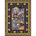 Spookyville Chills & Thrills Glow in the Dark Halloween Cotton Fabric QUILT KIT
