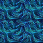 Ocean Life FQs or Half Yard Bundle - Sea Turtle and Electric Ocean Fabric