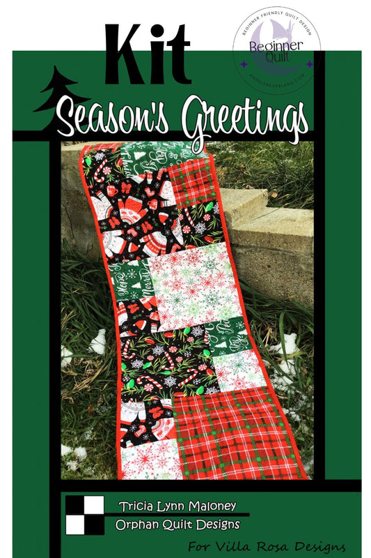 Season's Greetings Table Runner KIT by Angels Neverland