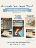 Sn'Gnomies Snow Angel Flannel Quilt Bundle – Exclusive Angels Neverland Bundle