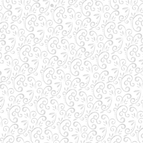 Snow Place Like Home - White Swirls