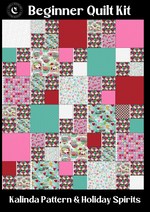 Christmas Quilt Kits with Holiday Spirits - Santa's Northpole Lounge