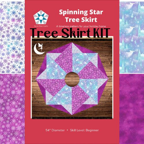 Angels on High Spinning Star Tree Skirt Kit