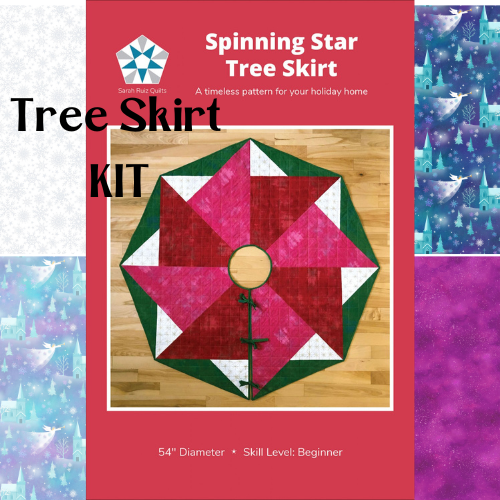 Angels on High Spinning Star Tree Skirt Kit