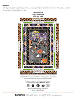 Spookyville Chills & Thrills Glow in the Dark Halloween Cotton Fabric QUILT KIT