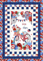 Stars & Stripes Panel Quilt Kit | Material Girlfriends 3YD Andapanal Pattern