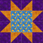 Stars Around Celestial QUILT KIT Cosmos Panel & Celestial Cotton Quilting Fabric