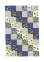 Digital RoseCard - Sunsprite Quilt Pattern PDF Download - Beginner FQ Quilt