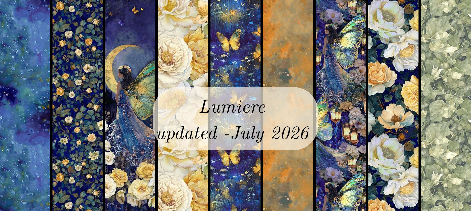 Lumiere Fairy Panel Quilt Fabric Bundles — Timeless Treasures