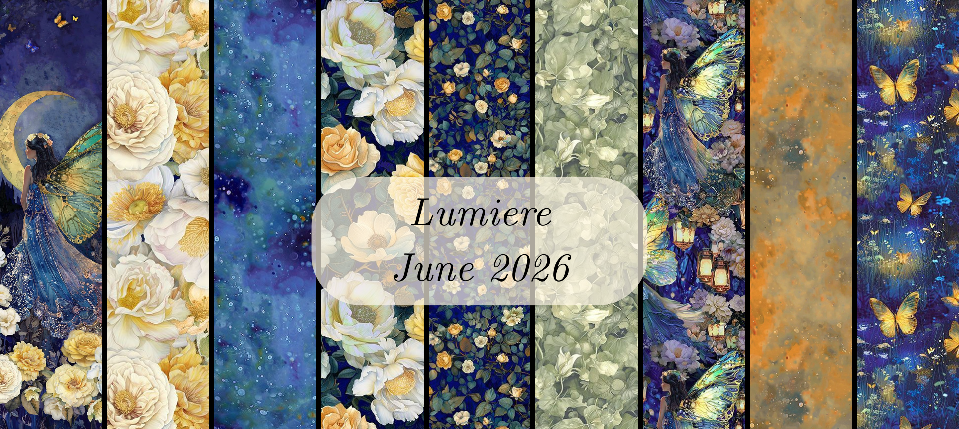 Lumiere Fairy Panel Quilt Fabric Bundles — Timeless Treasures