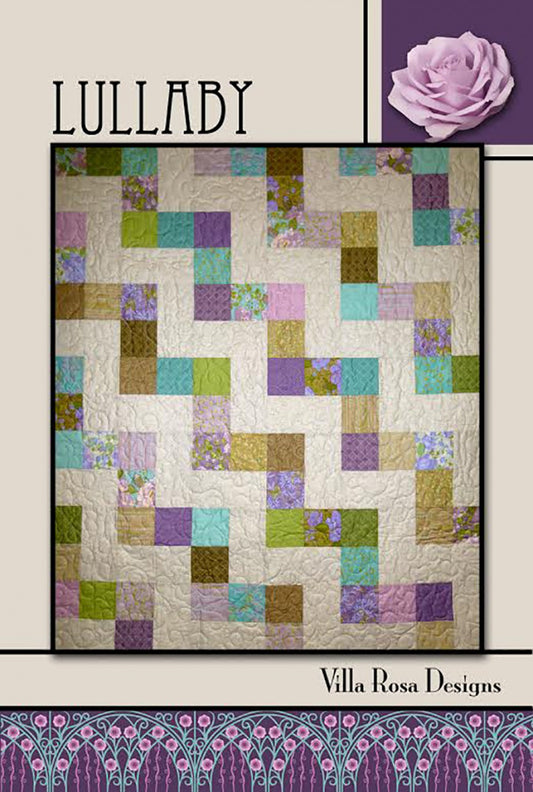 Lullaby Quilt Pattern Only - Fast Quilt Pattern for the Busy Beginner