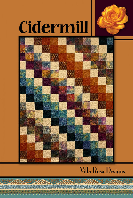 Cidermill Quilt Pattern Only - Fast Quilt Pattern for the Busy Beginner