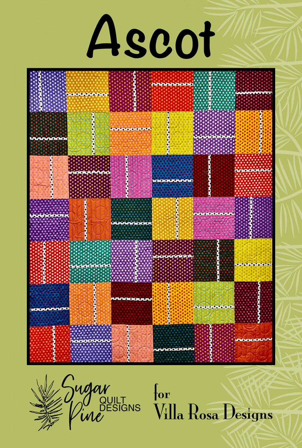 Digital RoseCard Ascot Quilt Pattern